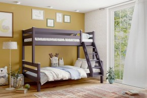 АДЕЛЬ Кровать двухъярусная с наклонной лестницей (лаванда) в Уфе - ufa.mebel-74.com | фото