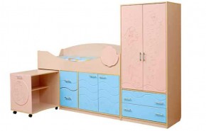 Набор мебели для детской Юниор -12.2 (700*1860) МДФ матовый в Уфе - ufa.mebel-74.com | фото