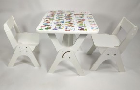 Детский растущий стол-парта и два стула Я САМ "Умка-Дуо" (Алфавит) в Уфе - ufa.mebel-74.com | фото
