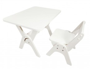Детский растущий стол-парта и стул Я САМ "Умка" (Белый) в Уфе - ufa.mebel-74.com | фото