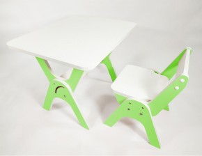 Детский растущий стол-парта и стул Я САМ "Умка" (Зеленый) в Уфе - ufa.mebel-74.com | фото