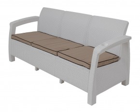 Диван Yalta Premium Sofa 3 Set (Ялта) белый (+подушки под спину) в Уфе - ufa.mebel-74.com | фото