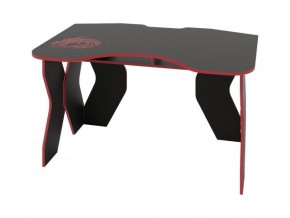Компьютерный стол КЛ №9.0 (Черный/Красный) в Уфе - ufa.mebel-74.com | фото