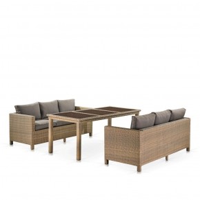 Комплект плетеной мебели T365/S65B-W65 Light Brown в Уфе - ufa.mebel-74.com | фото