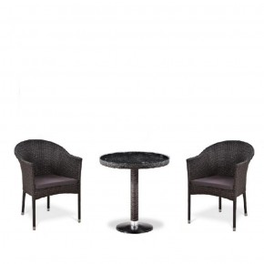 Комплект плетеной мебели T601/Y350A-W53 Brown (2+1) в Уфе - ufa.mebel-74.com | фото