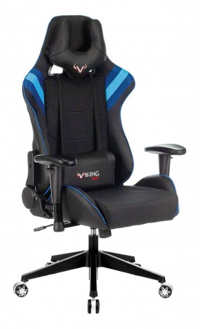 Кресло игровое Бюрократ VIKING 4 AERO BLUE черный/синий в Уфе - ufa.mebel-74.com | фото