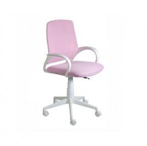 Кресло Ирис White сетка/ткань розовая в Уфе - ufa.mebel-74.com | фото