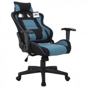Кресло компьютерное BRABIX "GT Racer GM-100" (черное/голубое) 531818 в Уфе - ufa.mebel-74.com | фото