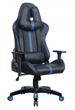 Кресло компьютерное BRABIX "GT Carbon GM-120" (черное/синее) 531930 в Уфе - ufa.mebel-74.com | фото