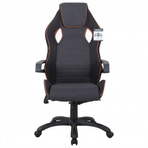 Кресло компьютерное BRABIX Techno Pro GM-003 (ткань черное/серое, вставки оранжевые) 531813 в Уфе - ufa.mebel-74.com | фото