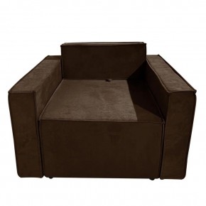 Кресло-кровать Принц КК1-ВК (велюр коричневый) в Уфе - ufa.mebel-74.com | фото
