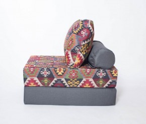 Кресло-кровать-пуф бескаркасное Прайм (мехико серый-графит) в Уфе - ufa.mebel-74.com | фото