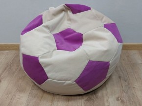 Кресло-мешок Мяч M (Nice Vanilla-Shaggy Fuchsia) в Уфе - ufa.mebel-74.com | фото