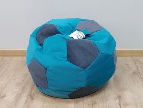 Кресло-мешок Мяч S (Shaggy Azure-Shaggy Grafit) в Уфе - ufa.mebel-74.com | фото