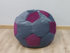 Кресло-мешок Мяч S (Shaggy Grafit-Shaggy Wine) в Уфе - ufa.mebel-74.com | фото
