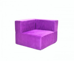 Кресло-угловое-модуль бескаркасное Тетрис 30 (Фиолетовый) в Уфе - ufa.mebel-74.com | фото