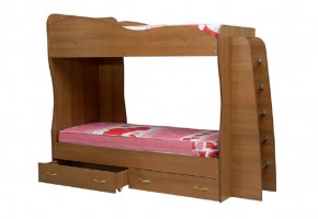 Кровать детская 2-х ярусная Юниор-1 (800*2000) ЛДСП в Уфе - ufa.mebel-74.com | фото