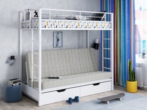 Кровать двухъярусная с диваном "Мадлен-ЯЯ" с ящиками в Уфе - ufa.mebel-74.com | фото