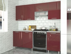 Модульная кухня Танго бордо в Уфе - ufa.mebel-74.com | фото