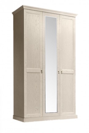 Шкаф 3-х дверный (с зеркалом) для платья и белья Венеция дуб седан (ВНШ1/3) в Уфе - ufa.mebel-74.com | фото