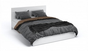 Спальня Йорк Кровать 160 с подъемным механизмом Белый жемчуг/Белый глянец в Уфе - ufa.mebel-74.com | фото